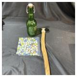 Bag Of Marbles, Handmade Tomahawk Hatchet, And Gre