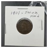 1901 Indian Head Cent