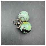 Green Stone Earrings