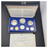 1975 Barbados Silver Proof Coin Set