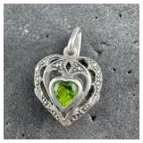Sterling Silver Locket Pendant 925 6.9 Grams