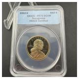 2002-s Sacagawea Dollar Anacs Pr70 Dcam