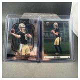 Lot Of (2) Tyler Shough Select Rookie Football Car