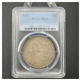 1879 Morgan Silver Dollar Pcgs Ms64
