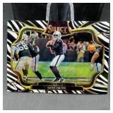 Zebra Geno Smith Field Level Select Football Card