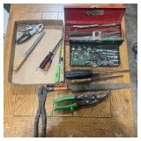 Mixed Tool Lot With Sockets & Files