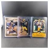 Jordan Love Rookie Football Cards (3 Qty)