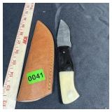 Lmk Custom Damascus Knife And Sheath