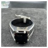 Black Onyx Ring Size 12