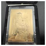 24 Karat Gold Elvis Card