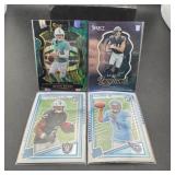 Four Nfl Rookie Football Cards