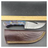 Mhs Cutlery Damascus Steel Gut Hook Knife