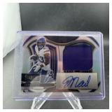 Jalen Nailor Select Patch Auto Football Card