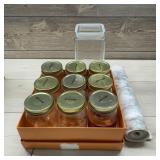Glass Jar & Storage Lot