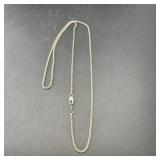 Sterling Silver Chain; Marked 925; 7.7 Grams.