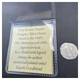 Holy Roman Empire Hungary-silver Denar Dated To 15