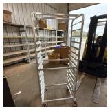 Aluminum Bakery / Sheet Pan Rack On Casters