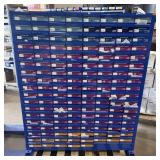 Fastenal Industrial Hardware Bin Rack With Assorte