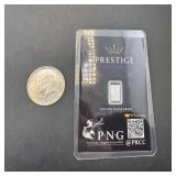 1964 Kennedy Half Dollar & .999 Fine Silver Grain