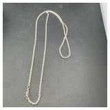 Sterling Silver Chain; Marked 925 Italy; 14 Grams.
