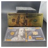 Gold Foil $100 Novelty Notes