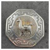 Sterling Silver Alpaca Pin; Marked 925; 9.9 Grams.