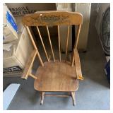Childrenï¿½s Wooden Rocking Chair
