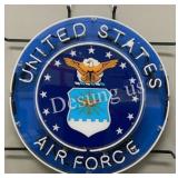 Us Air Force Real Glass Neon Lighted Sign Âï¿½ 24"