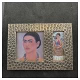 Sterling Silver Picture Frame Pin Brooch; Marked S