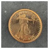 1 Oz .999 Copper Round