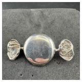 Sterling Silver Candy Pin; Marked 925; 9.4 Grams.