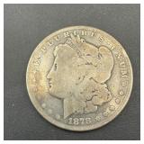 1878-cc Morgan Silver Dollar