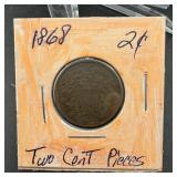 1868 Two Cent Piece