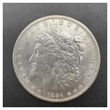 1884-O Morgan Silver Dollar