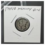 1944-d Mercury Silver Dime