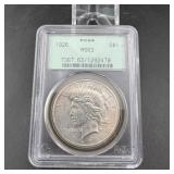 1926 Peace Silver Dollar Pcgs Ms63