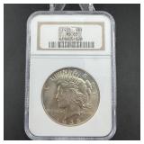 1935 Peace Silver Dollar Ngc Ms65
