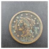 1852 Large Cent