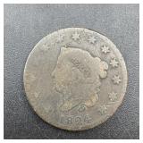 1824 Large Cent