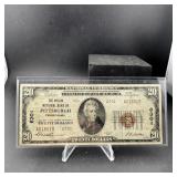 1929 $20 National Currency Pittsburgh Pa