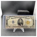 1934-a $5 Silver Certificate