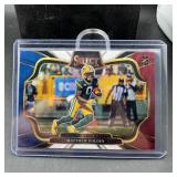 Matthew Golden tri-color rookie football card; num