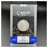 Rare 1885-cc Gsa Hoard Morgan Silver Dollar Ms62