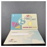 World Charity 0.10 Gram Gold Bar