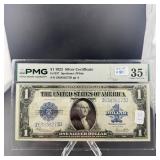 1923 $1 Silver Certificate PMG 35