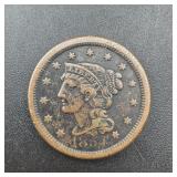 1854 Large Cent