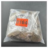 Bag Of Approximately (200) Wheat Cents
