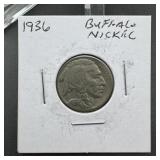 1936 Buffalo Nickel