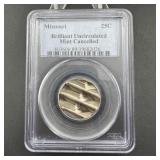 Missouri State Quarter Pcgs Brilliant Uncirculated