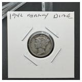 1942 Mercury Silver Dime